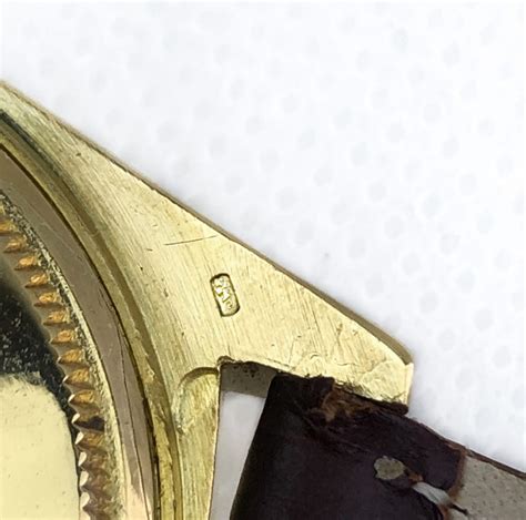 antique british gold marks rolex|gold marks on watches.